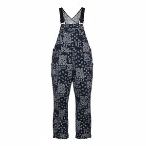 Duluth Trading Co Blue Patterned Women's Overalls